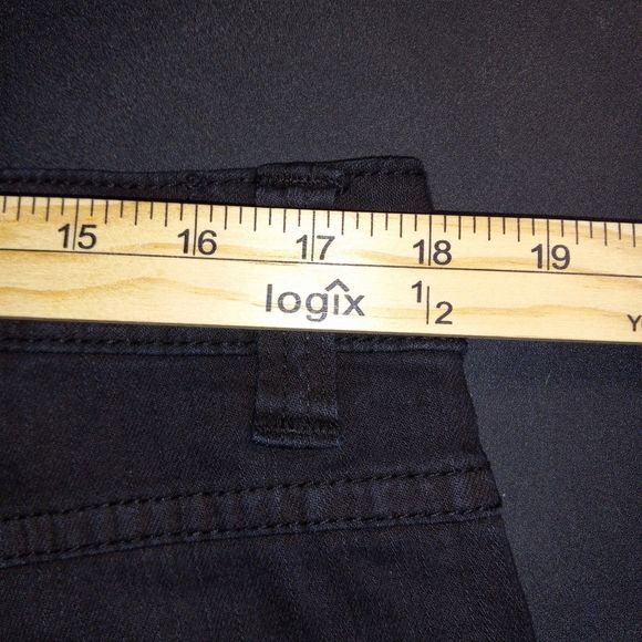 Jag Jeans Black Size 16W Smooths Tummy Mid-Rise Dark Wash Hong Kong NEW - Picture 13 of 16